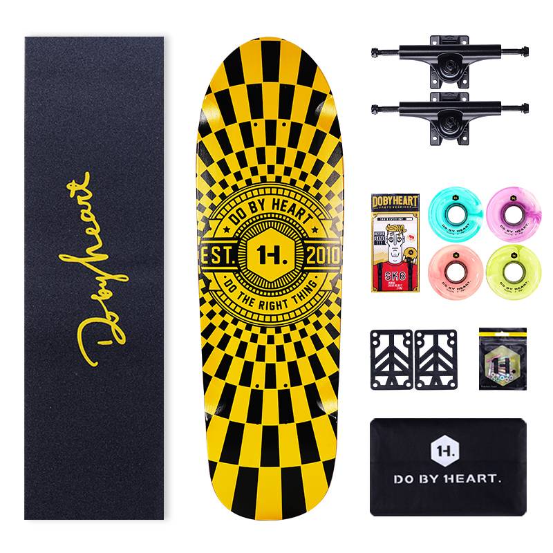 F1 BOARD - BLACK AND YELLOW